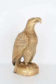 Carved Gilt/Wood Eagle Figure