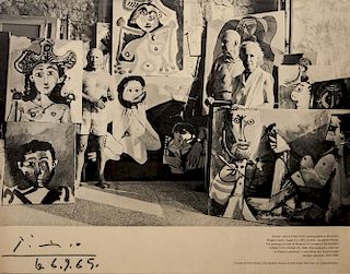 20TH CENTURY SCHOOL: PICASSO, JANE AND SAM KOOTZ EXHIBITION POSTER