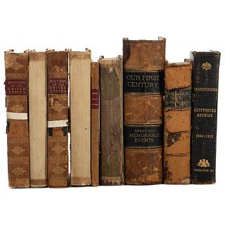 Lot of 9 books of Americana/History