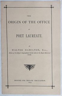 Literary Scrapbook on English Poet Laureates, 1878