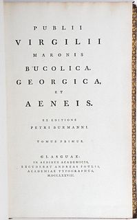 Foulis Press Virgil, 1778