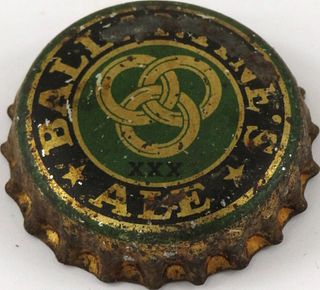 1940 Ballantine's Ale Cork Backed crown Newark, New Jersey
