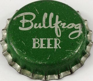 1955 Bullfrog Beer Cork Backed crown Chicago, Illinois