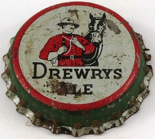 1937 Drewrys Ale Cork Backed crown South Bend, Indiana