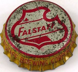 1954 Falstaff Beer Cork Backed crown Saint Louis, Missouri