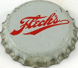 1960 Fleck's Beer Cork Backed crown Faribault, Minnesota