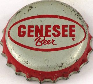 1964 Genesee Beer Plastic Backed crown Rochester, New York
