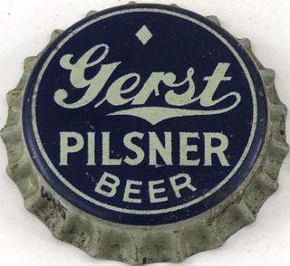 1947 Gerst Pilsner Cork Backed crown Nashville, Tennessee