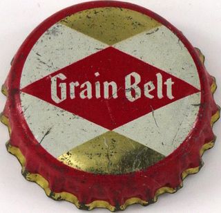 1952 Grain Belt Beer Cork Backed crown Minneapolis, Minnesota