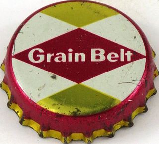 1958 Grain Belt Beer Cork Backed crown Minneapolis, Minnesota
