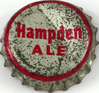 1957 Hampden Ale Cork Backed crown Willimansett, Massachusetts