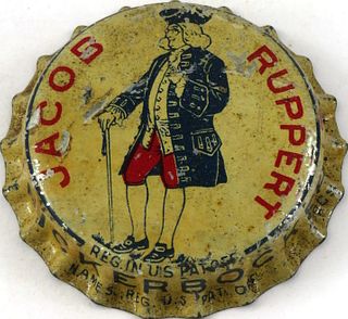 1944 Jacob Ruppert Beer Cork Backed crown New York, New York