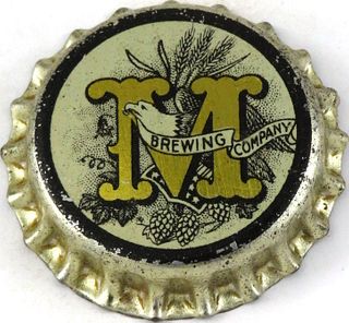 1910 Montana Beer Cork Backed crown Great Falls, Montana