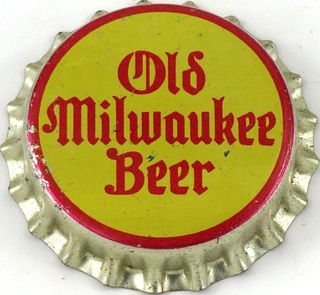 1946 Old Mailwaukee Beer Cork Backed crown Milwaukee, Wisconsin