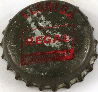 1958 Regal Premium Beer ~FL Tax Cork Backed crown Miami, Florida