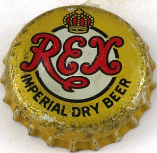 1940 Rex Imperial Dry Beer Cork Backed crown Duluth, Minnesota