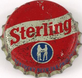1945 Sterling Beer ~NC .757Â¢ tax Cork Backed crown Evansville, Indiana