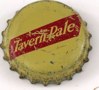 1952 Tavern Pale Beer (red) Cork Backed crown Chicago, Illinois