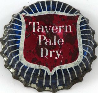 1961 Tavern Pale Dry Beer Cork Backed crown Chicago, Illinois