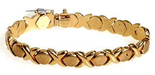 Ladies 10kt Yellow Gold Bracelet
