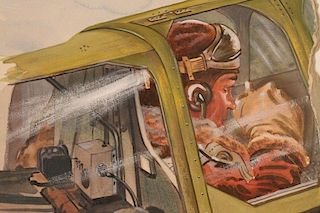 Milford Goldfarb (American 20th c.) WWII Pilot