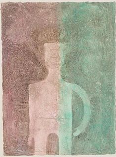 Rufino Tamayo (Mexican 1899-1991)  Square Man with Round Arm
