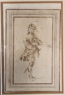 After 17th c. French Standing Cavalier