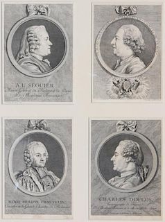 Four Engravings French 19th c.