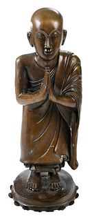 Gilt Bronze Figure of a Buddhist Monk