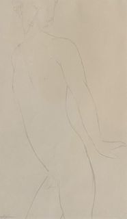 After Amedeo Modigliani (1884 - 1920) Male Nude