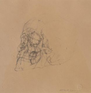 After Alberto Giacometti (Swiss 1901-1966) Skull