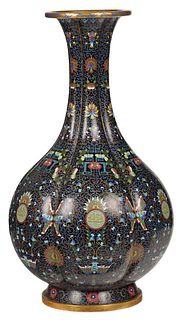 Large Chinese Cloisonn‚ Vase