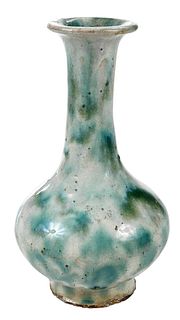 Chinese Celadon Splashed Vase