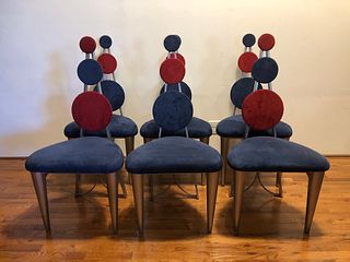 Benjamin Le for Axis Postmodern Dining Chairs- Set of 6