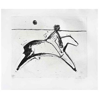 REMIGIO VALDES DE HOYOS, Untitled, Signed and dated, Aquatint engraving 29/30, 23.6 x 29.1" (60 x 74 cm) image / 31.4 x 37.5" (80 x 95.5 cm) paper | R