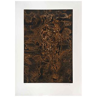GILBERTO ACEVES NAVARRO, Untitled, 2009, Signed and dated 90, Engraved on 2 plates 4/20, 30.5 x 21.4" (77.5 x 54.5 cm) paper, Stamp | GILBERTO ACEVES 