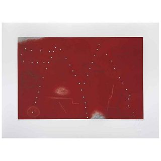 JUAN MANUEL DE LA ROSA, Untitled, 2017, Signed, Engraved on two plates P.I., 15.5 x 23.6" (39.5 x 60 cm) image/ 22 x 29.9" (56 x 76 cm) paper, Stamp |