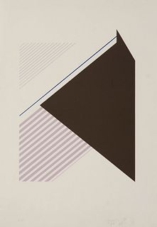 Vacossin, Marie Thérèse Set aus 3 Grafiken. Zw. 1971 u. 1979. Zwei Farbserigraphien auf glattem, festem Papier. Eine Radierung auf Bütten. Zw. 21 x 21