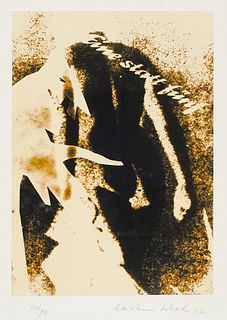 Schad, Christian Set aus 2 Arbeiten. 1962 - 1971. Mit 1 Holzschnitt und 1 Schadographie, auf Papier bzw. Bristolkarton. Blattmaße von 35 x 30 cm bis 3