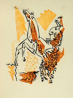 Masson, André Les Conquérants. Trente-trois eaux-fortes originales en deux couleurs gravées par André Masson. Mit 33 zweifarb. (26 ganzs.) Original Aq