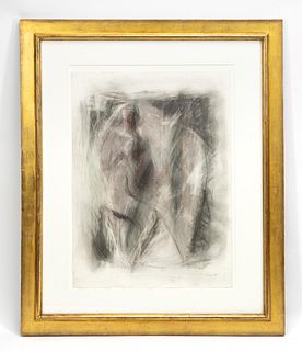 ISABELLE MELCHIOR, TWO FIGURES, MIXED MEDIA 1988