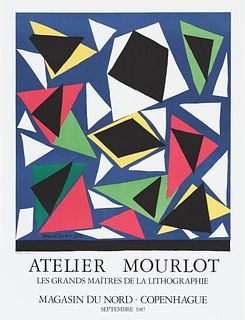 Matisse, nach Henri Atelier Mourlot. 1987. Farblithographie auf Papier. 55,4 x 49,7 cm (76,5 x 55,7 cm). Im Druck signiert und datiert. Unter Passpart