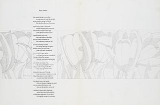 Katz, Alex o.T. 1967. Lithographie auf Papier. 30,5 x 45,3 (30,5 x 45,3 cm). Im Stein signiert.