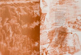 Rauschenberg, Robert Set aus 2 Lithographien auf Papier. 1967. Blattmaße von 30,5 x 22,5 cm bis 30,4 x 45,3 cm.