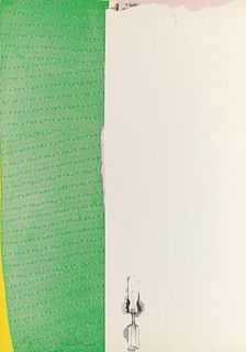 Dine, Jim Calico. 1965. Farbserigraphie auf weißem Karton. 101,6 x 76,2 cm. Signiert u. datiert. - Am rechten Rand gebräunt und partiell angeschmutzt.