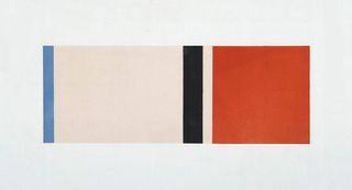Gorin, Jean Albert o.T. 1934. Farbserigraphie und Prägedruck auf BFK Rives. 35 x 45 cm (65 x 50,5 cm). Signiert, datiert u. nummeriert. Unter Glas ger