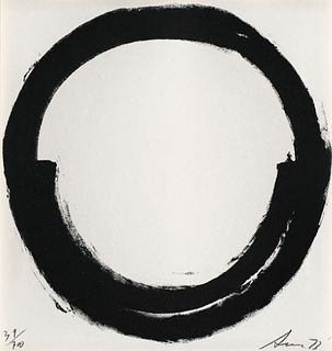 Serra, Richard o.T (aus dem Portfolio "The New York Collection for Stockholm"). 1973. Lithographie auf starkem Papier. 23,5 x 22,5 cm (24,3 x 22,5 cm)