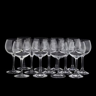 TIFFANY & CO. & SCHOTT-ZWIESEL WINE GLASSES, 13PC