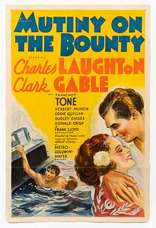 "MUTINY ON THE BOUNTY" MGM MOVIE POSTER 1935