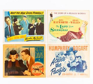 4 PCS, MOVIE THEATER LOBBY CARDS, ORSON WELLES